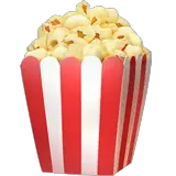 popcorn emoji on Apple